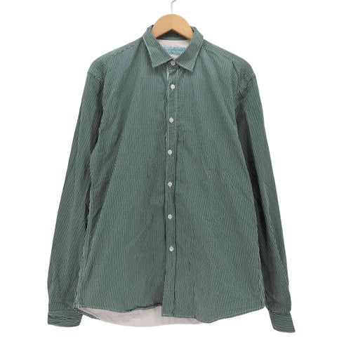 ALESSANDRO GHERARDESCHI イタリア製 ダブルフェイス ギンガムチェック L/S シャツ メンズ