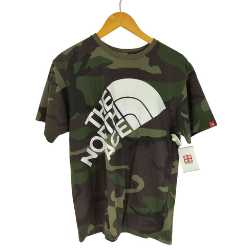 ザノースフェイス THE NORTH FACE 迷彩 デかロゴ Tシャツ メンズ import:L