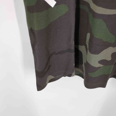 ザノースフェイス THE NORTH FACE 迷彩 デかロゴ Tシャツ メンズ import:L