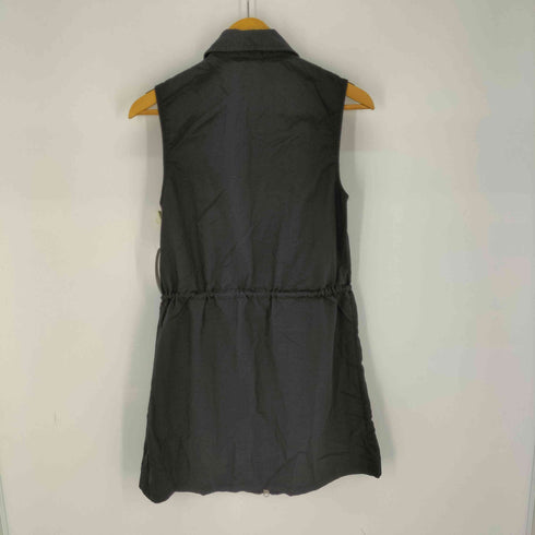 ザラ ZARA ナイロン ノースリーブ ショートワンピース レディース import:M