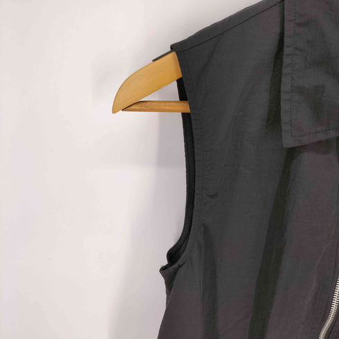 ザラ ZARA ナイロン ノースリーブ ショートワンピース レディース import:M