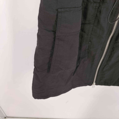 ザラ ZARA ナイロン ノースリーブ ショートワンピース レディース import:M