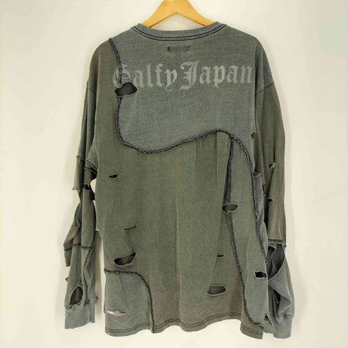 ガルフィー GALFY ツギハギゾンビロンT ロング スリーブ Tシャツ メンズ JPN:L