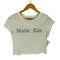 マーティンキム Matin Kim ロゴプリント ピチT レディース import:S
