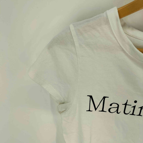 マーティンキム Matin Kim ロゴプリント ピチT レディース import:S
