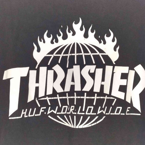 スラッシャー THRASHER 両面プリントクルーネックTシャツ メンズ L