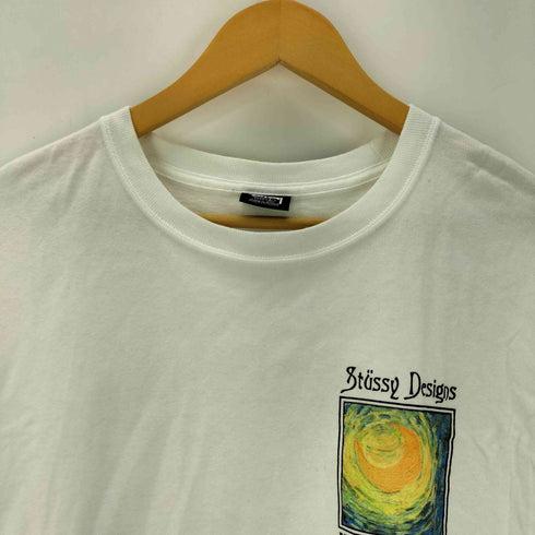 ステューシー Stussy Midnight Insanity 両面プリント 半袖 カットソー Tシャツ アート メキシコ製 メンズ import:L