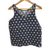 ゲスジョージズマルシアーノ GUESS BY GEORGES MARCIANO 90S USA製 水玉 ドット プリント ヘンリーネック タンクトップ レディース import:M