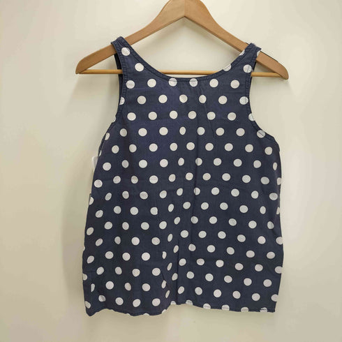 ゲスジョージズマルシアーノ GUESS BY GEORGES MARCIANO 90S USA製 水玉 ドット プリント ヘンリーネック タンクトップ レディース import:M