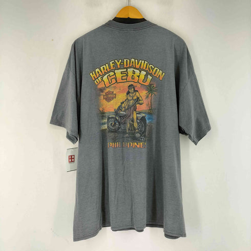 ハーレーダビッドソン HARLEY-DAVIDSON スカルプリント S/S Tシャツ メンズ