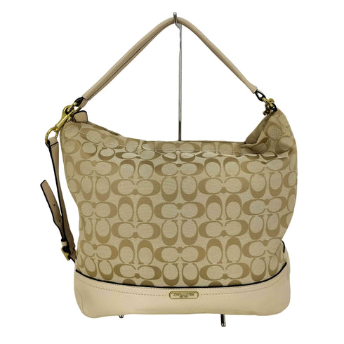 コーチ COACH シグネチャー 2WAY キャンバス ハンドバッグ ショルダーバッグ レディース