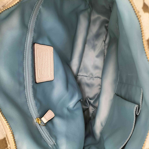 コーチ COACH シグネチャー 2WAY キャンバス ハンドバッグ ショルダーバッグ レディース