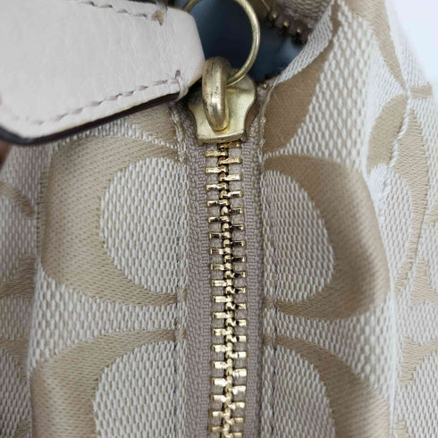 コーチ COACH シグネチャー 2WAY キャンバス ハンドバッグ ショルダーバッグ レディース