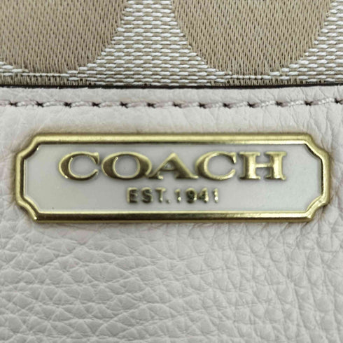 コーチ COACH シグネチャー 2WAY キャンバス ハンドバッグ ショルダーバッグ レディース