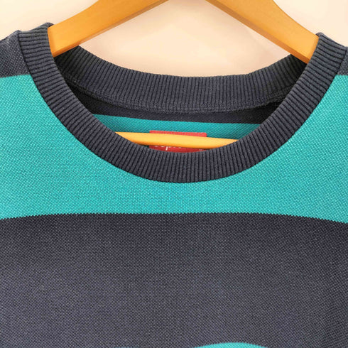 シュプリーム Supreme 16AW Striped Pique Crewneck ストライプ クルーネックT メンズ import:S