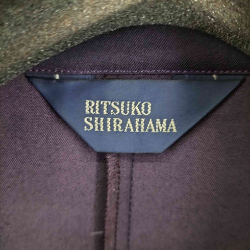 RITSUKO SHIMAHARA ステッチデザイン ハイネック ジャケット レディース