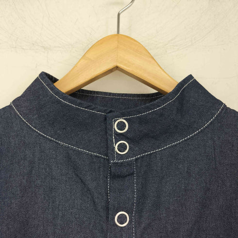 アンティカパターントルソ antiqua patterntorso リングスナップ デニムシャツ レディース FREE