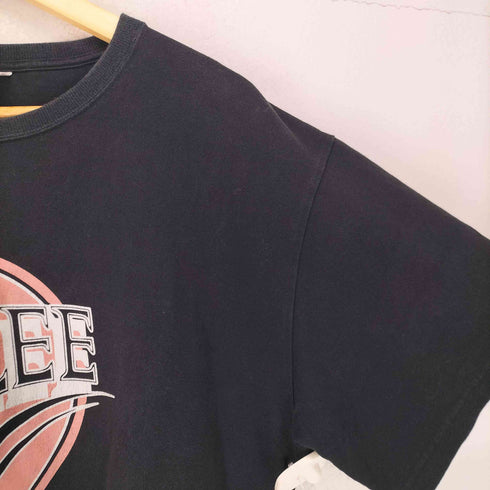 キャリー CALEE フロントプリントクルーネックTシャツ メンズ XXL
