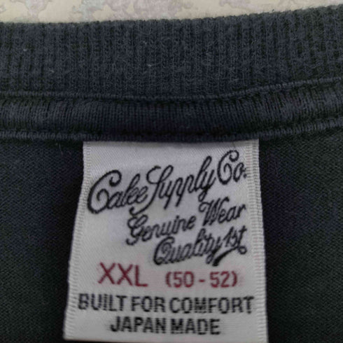 キャリー CALEE フロントプリントクルーネックTシャツ メンズ XXL