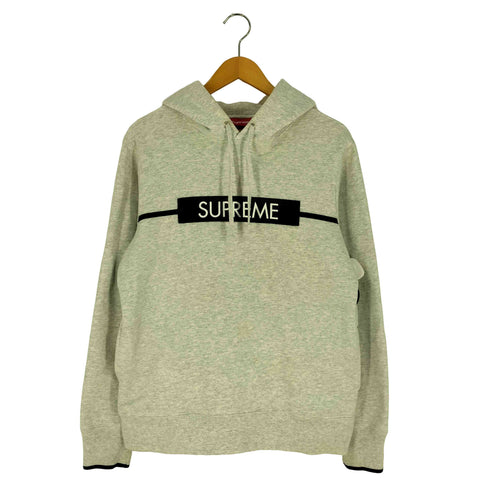 シュプリーム Supreme 17SS Chest Twill Tape Hooded ツイル プルオーバーパーカー メンズ import:S