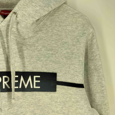 シュプリーム Supreme 17SS Chest Twill Tape Hooded ツイル プルオーバーパーカー メンズ import:S
