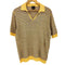 ポールスチュアート Paul Stuart ボーダー リネン100 スキッパー S/S ポロシャツ メンズ import:M