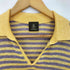 ポールスチュアート Paul Stuart ボーダー リネン100 スキッパー S/S ポロシャツ メンズ import:M