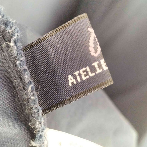 atelier six ナイロン切替 半袖ワンピース レディース