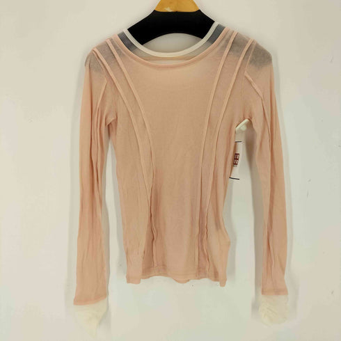 メゾンスペシャル MAISON SPECIAL 2way Neck Sheer Docking Tops レディース FREE