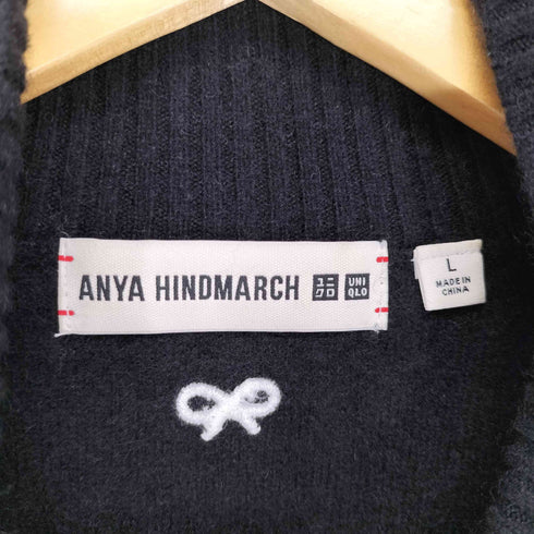 アニヤハインドマーチ ANYA HINDMARCH CASHMERE 100% カシミヤハイネックセーター レディース JPN:L