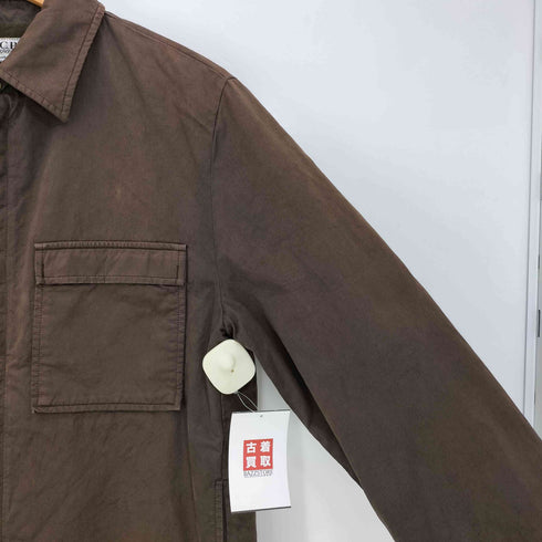 シーピーカンパニー C.P.COMPANY 01aw アレッサンドロ プンゲッティ期 イタリア製 裏地カシミヤ混 コットン ナイロン コーティング 比翼ジップアップジャケット メンズ 46