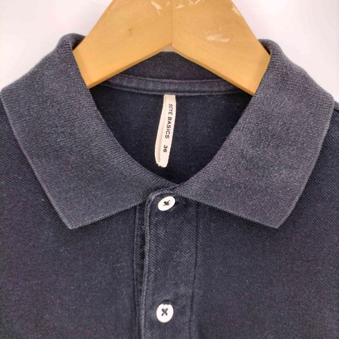 サイベーシックス SCYE BASICS ピケ 鹿の子 ポロシャツ メンズ US:36