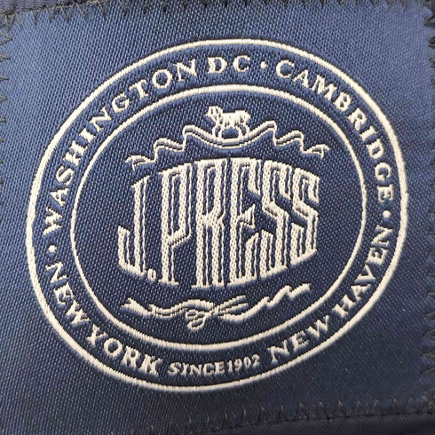 ジェイプレス J.PRESS 銀ボタン 背抜き パワーショルダー 3B テーラードジャケット メンズ A4