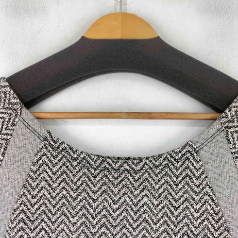 シーバイクロエ SEE BY CHLOE ボートネックヘリンボーンコットンワンピース レディース FR:34