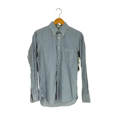 インディヴィジュアライズドシャツ individualized shirts USA製 STANDARD FIT ストライプ B.D L/S シャツ メンズ 14 1/2-32