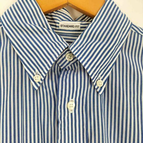 インディヴィジュアライズドシャツ individualized shirts USA製 STANDARD FIT ストライプ B.D L/S シャツ メンズ 14 1/2-32