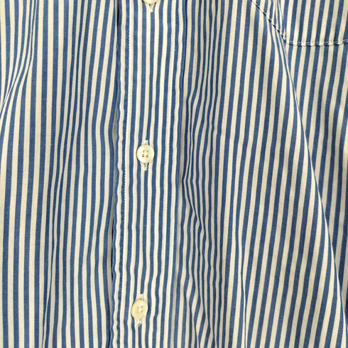 インディヴィジュアライズドシャツ individualized shirts USA製 STANDARD FIT ストライプ B.D L/S シャツ メンズ 14 1/2-32