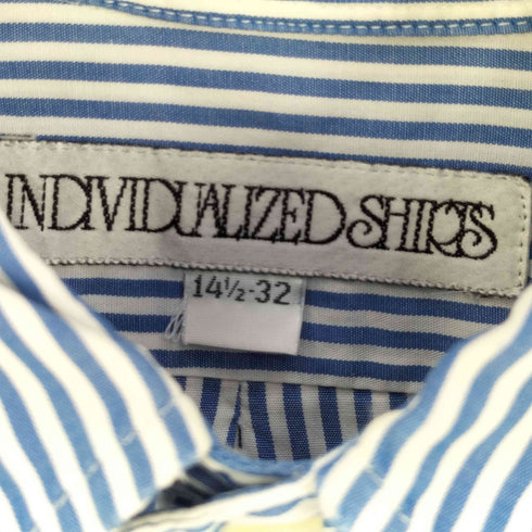 インディヴィジュアライズドシャツ individualized shirts USA製 STANDARD FIT ストライプ B.D L/S シャツ メンズ 14 1/2-32