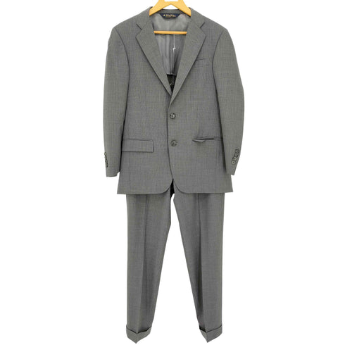 ブルックスブラザーズ BROOKS BROTHERS ストライプ 背抜き パワーショルダー 2B テーラードジャケット センタープレス スラックス セットアップ メンズ 36SHT