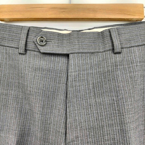 ブルックスブラザーズ BROOKS BROTHERS ストライプ 背抜き パワーショルダー 2B テーラードジャケット センタープレス スラックス セットアップ メンズ 36SHT