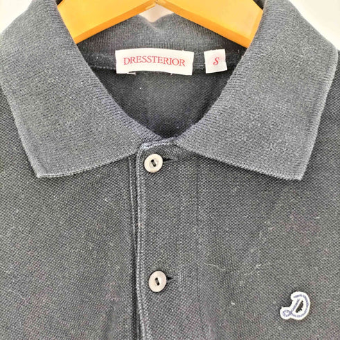 ドレステリア DRESSTERIOR ロゴワッペン 鹿の子 S/S ポロシャツ メンズ JPN:S