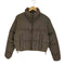 ザラ ZARA クロップド ジップアップ パファー ジャケット レディース import:XS