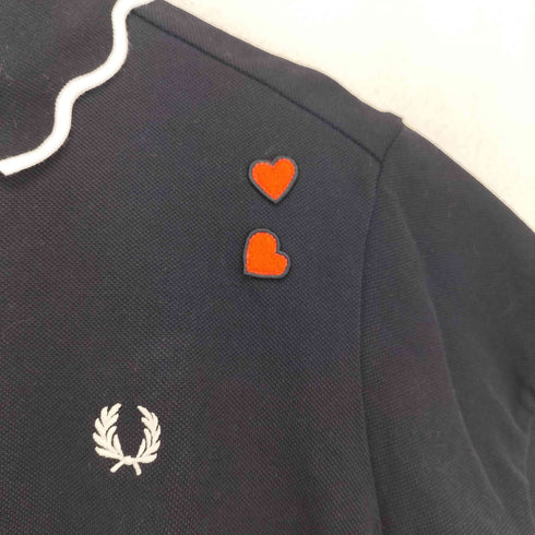 フレッドペリー FRED PERRY Amy Winehouse コラボ Scalloped Trim Polo Shirt レディース 10