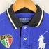 ポロバイラルフローレン Polo by RALPH LAUREN 90S CUSTOM FIT ITALIA ビックポニー刺繍 国旗ワッペン ナンバー15 S/S ポロシャツ メンズ import:S