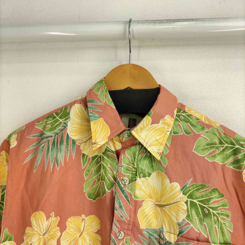 トリリチャード TORI RICHARD 90S ボタニカル柄コットン S/S シャツ メンズ import:S