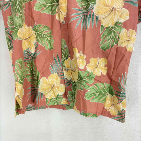 トリリチャード TORI RICHARD 90S ボタニカル柄コットン S/S シャツ メンズ import:S