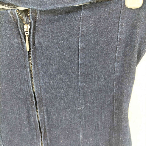 ザラ ZARA ベアトップ デニム ワンピース レディース S