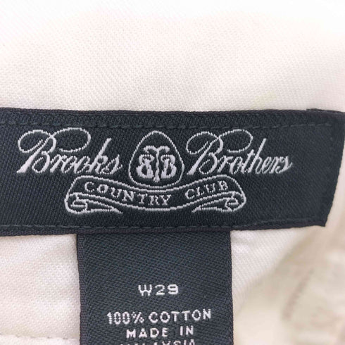 ブルックスブラザーズ BROOKS BROTHERS コットンポリ センタープレス スラックス メンズ 29