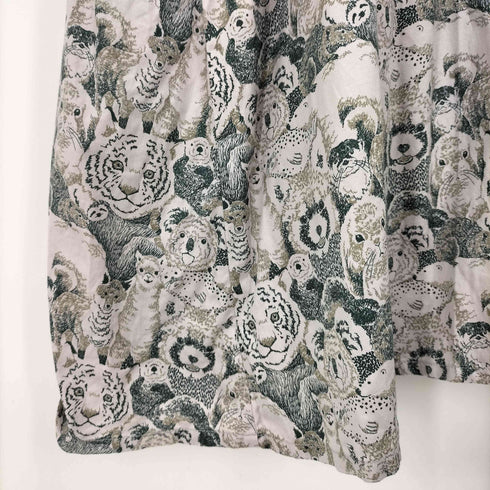 マーブルシュッド Marble Sud アニマル プリントシャツワンピース レディース
