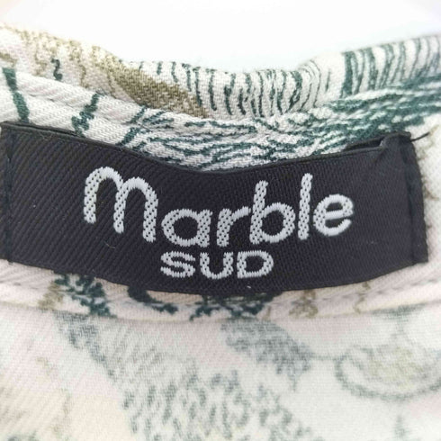 マーブルシュッド Marble Sud アニマル プリントシャツワンピース レディース